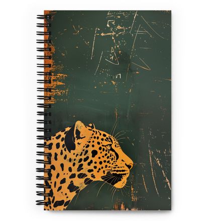 Leopard at Dusk Spiral Notebook