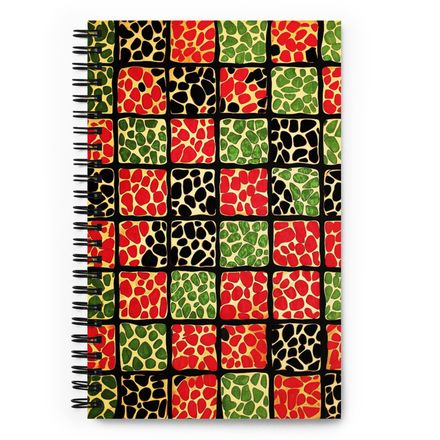Holiday Leopard Spiral Notebook
