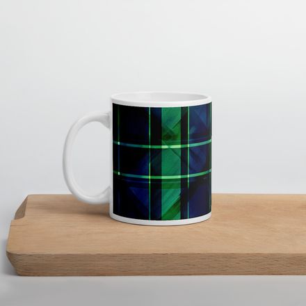Black Watch Plaid Mug 11 oz 