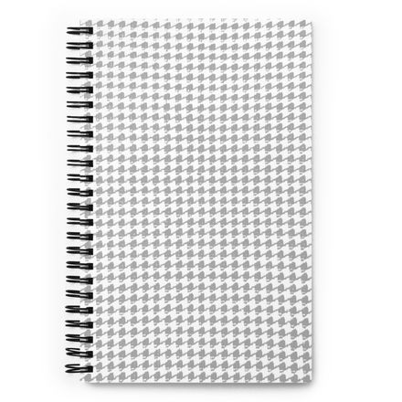 Winstead Gray Houndstooth Spiral Notebook