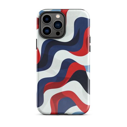 Patriotic Wave iPhone Case