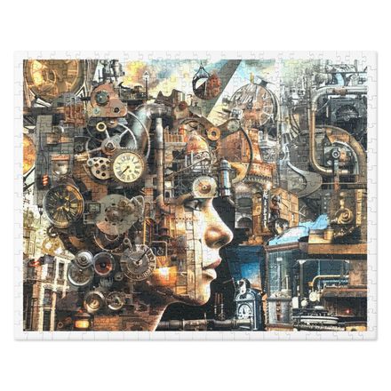 Edwina Steampunk Puzzle in Two Sizes