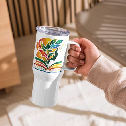 Booklovers Travel Mug With Handle