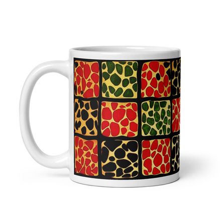 Holiday Leopard Mug 11 oz 