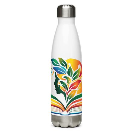 Booklovers Stainless Steel Water Bottle
