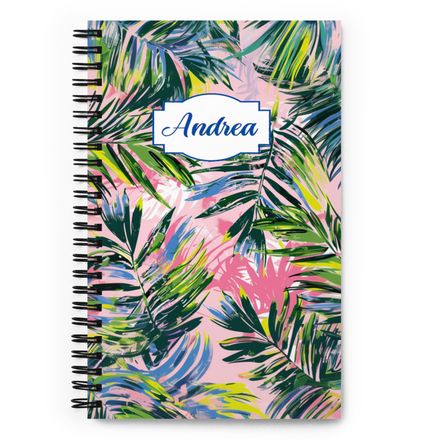 Palm Beach Personalized Spiral Notebook