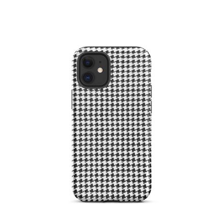 Winstead Black Houndstooth iPhone Case