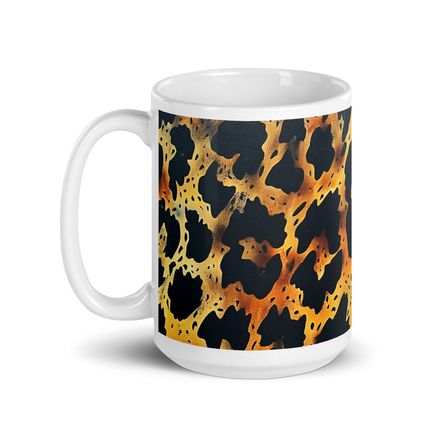 Leopard Print Mug 15 oz 