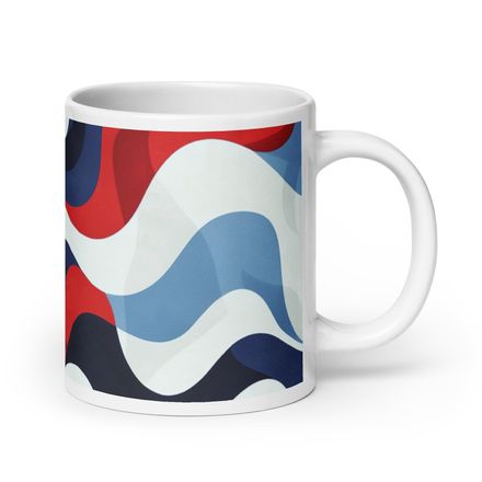 Patriotic Banner Mug 20 oz 