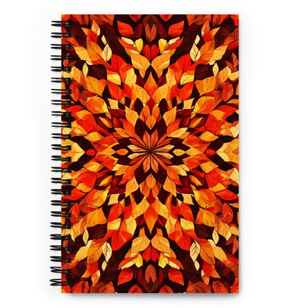 Fall Leaves Spiral Notebook