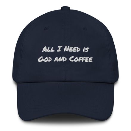 God and Coffee Baseball Cap
