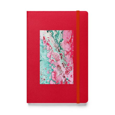 Pink and Green Swirl Fantasy Journal