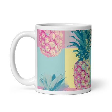 Island Pineapples Mug 11 oz 