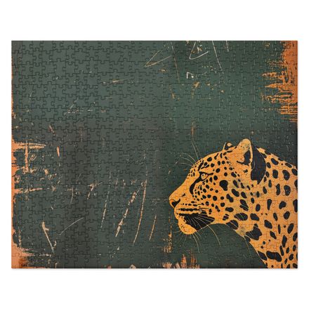 Leopard at Dusk Puzzle in Two Sizes