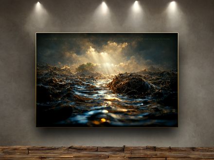 Formless &amp; Void | Genesis 1 | 12x18 Premium Poster