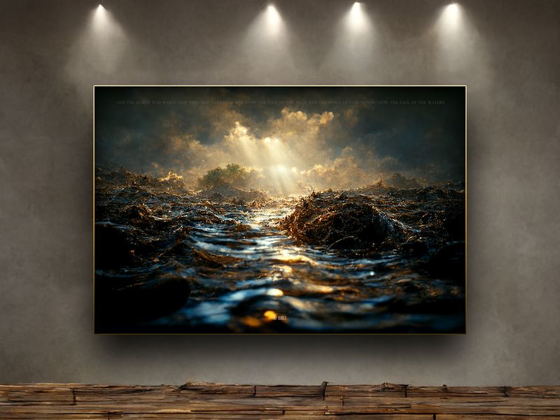 Formless &amp; Void | Genesis 1 | 12x18 Premium Poster