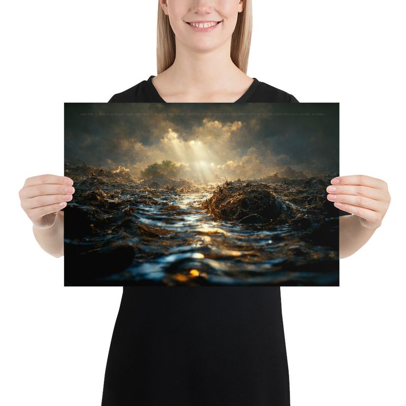 Formless &amp; Void | Genesis 1 | 12x18 Premium Poster