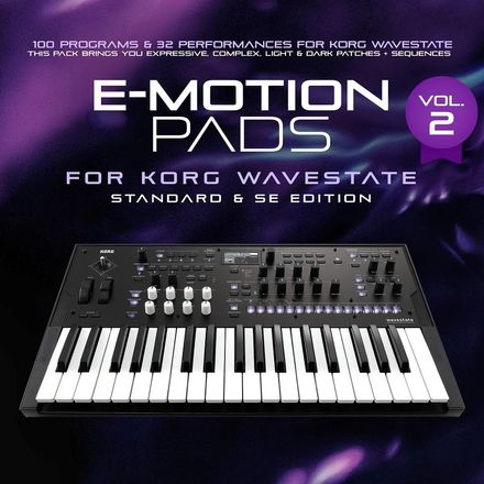 Korg Wavestate Sound Bank : e-Motion Pads Vol.2. Expressive &amp; Evolutive
