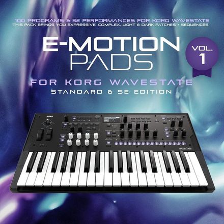 Korg Wavestate Sound Bank : e-Motion Pads Vol.1. Expressive &amp; Evolutive