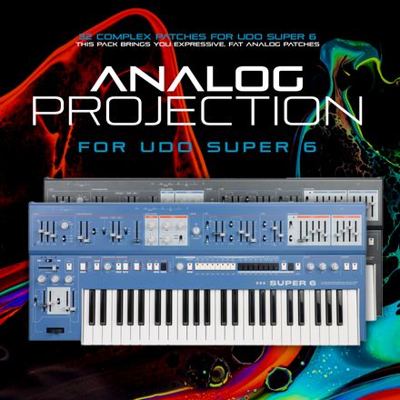 UDO Super 6 Sound Bank : Analog Projection. Warm &amp; Fat