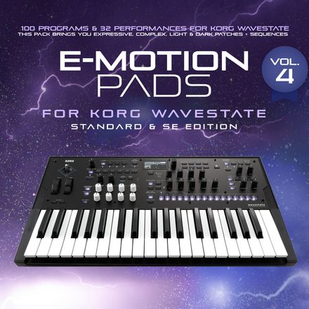 Korg Wavestate Sound Bank : e-Motion Pads Vol.4. Expressive &amp; Evolutive
