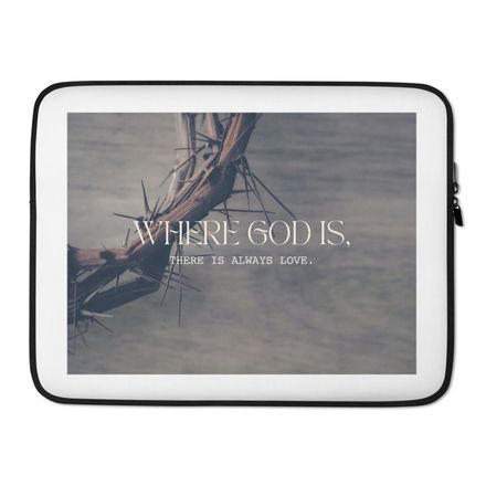 God is Love Laptop Case