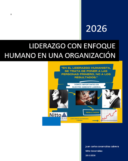 Liderazgo con enfoque humano en una organización