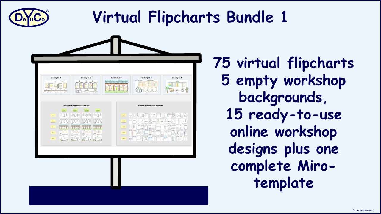 Impress your colleagues with a new look for your online meetings using virtual flipcharts