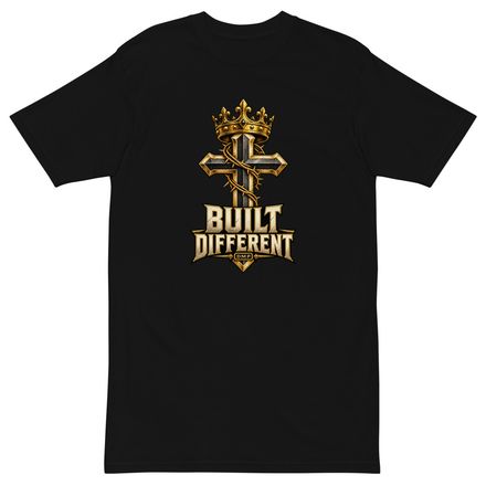 Built Different – DMP Crown &amp; Cross T-Shirt