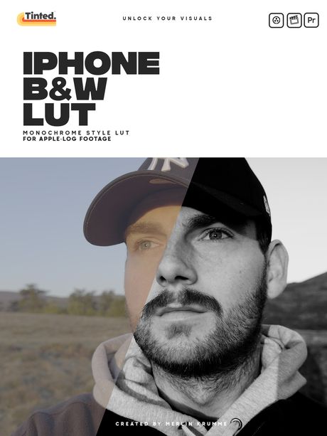 iPhone B&amp;W LUT