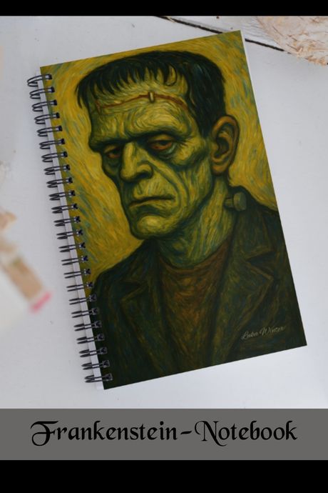 Frankenstein-Spiral Notebook