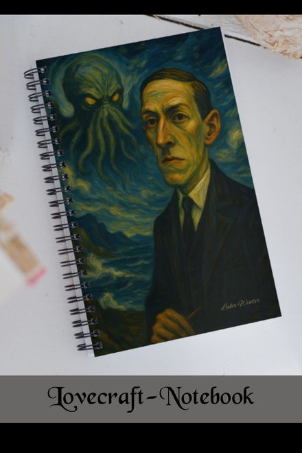 Lovecraft-Spiral Notebook