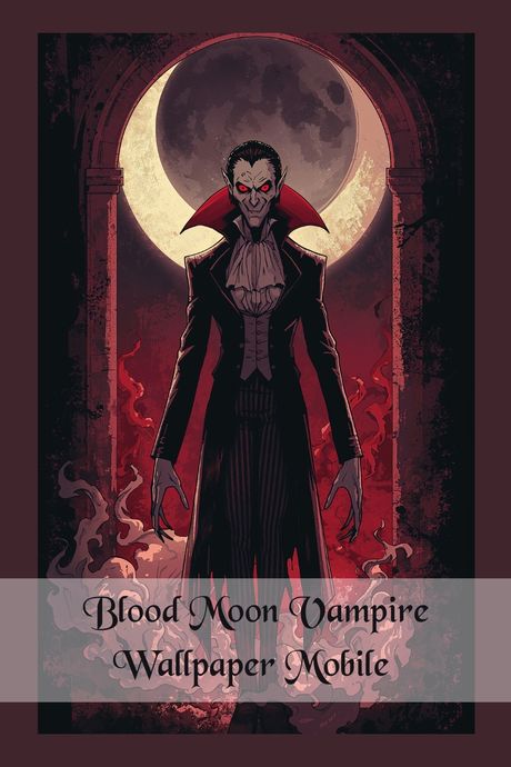 Blood Moon Vampire - Wallpaper Mobile