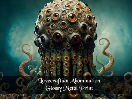 Lovecraftian Abomination / Glossy Metal Print