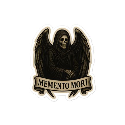 Memento Mori-Kiss-Cut Sticker