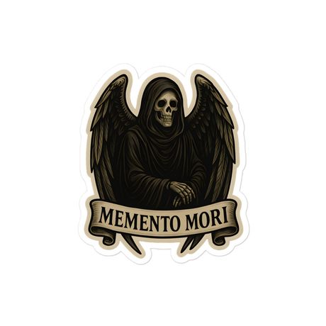 Memento Mori-Kiss-Cut Sticker