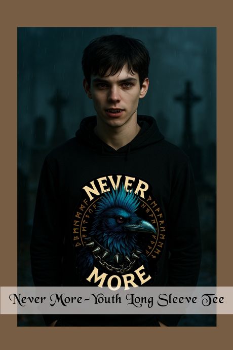 Never More-Youth Long Sleeve Tee