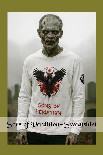 Sons of Perdition-Unisex Organic Raglan Sweatshirt