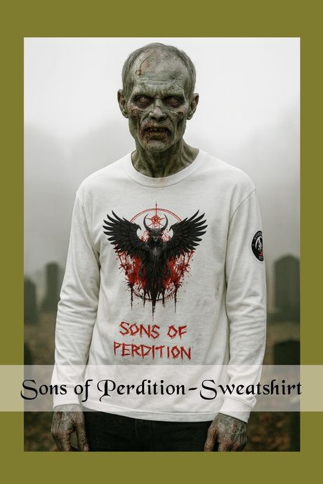 Sons of Perdition-Unisex Organic Raglan Sweatshirt