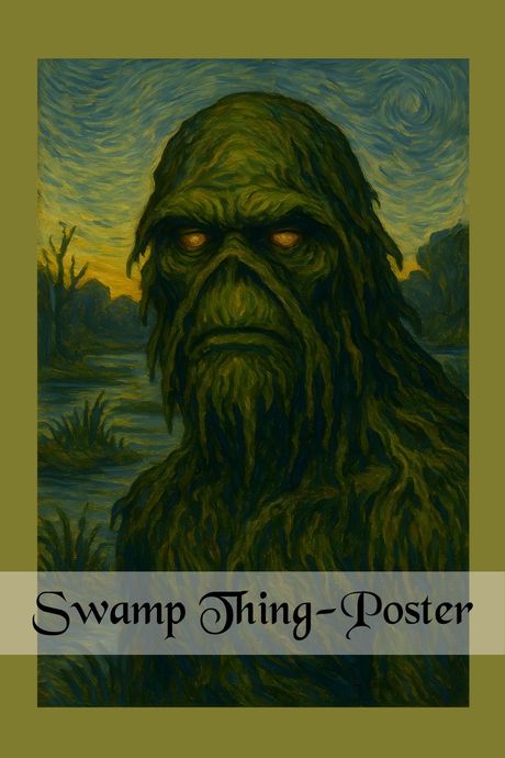 Swamp Thing-Matte Paper Poster