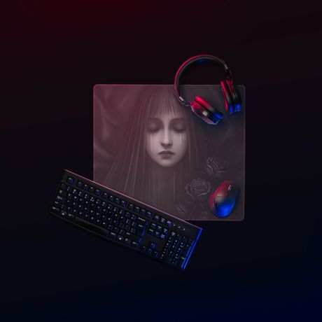 Mourning Veil-Gaming Mouse Pad