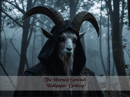 The Horned Sentinel - Wallpaper Desktop