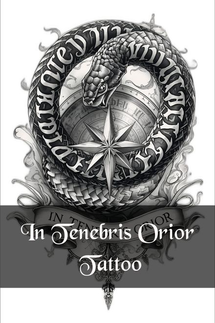 In Tenebris Orior-Tattoo Design