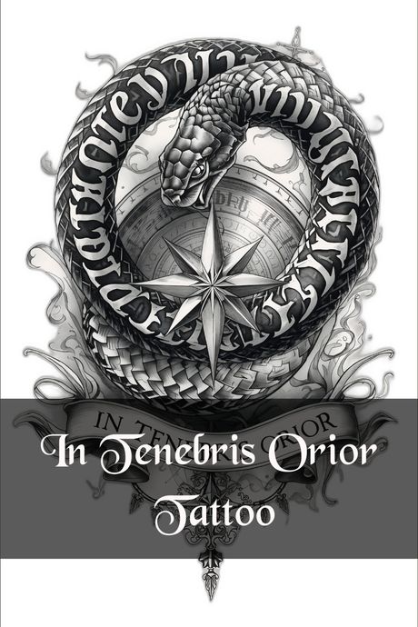 In Tenebris Orior-Tattoo Design