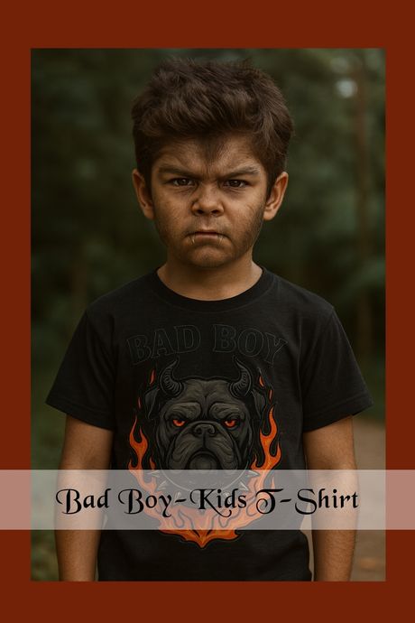 Bad Boy-Organic Cotton Kids T-Shirt