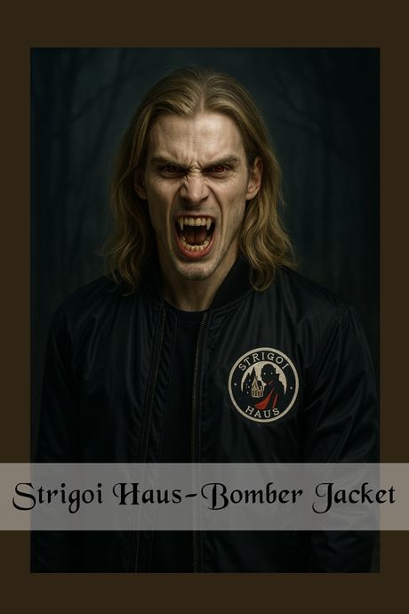 Logo Strigoi Haus-Bomber Jacket