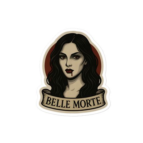 Belle Morte-Kiss-Cut Sticker
