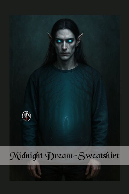 Dark Forest-All-Over Print Recycled Unisex Sweatshirt