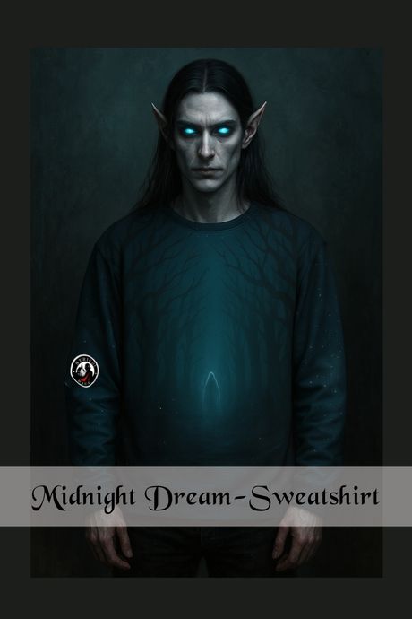 Dark Forest-All-Over Print Recycled Unisex Sweatshirt