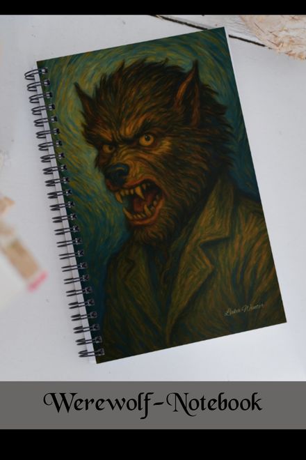 Werewolf-Spiral Notebook